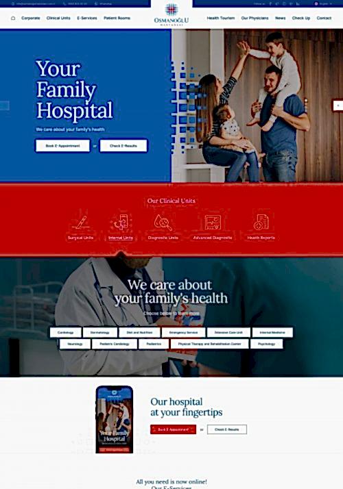 Hastane Web Sitesi