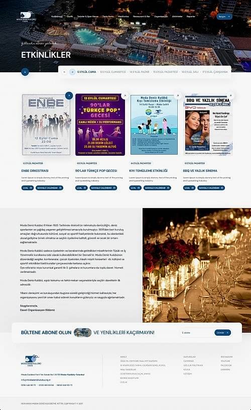 Kulüp Web Sitesi